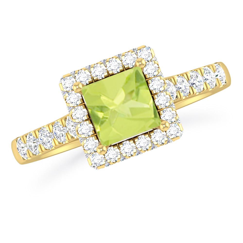 Yellow Gold - Peridot