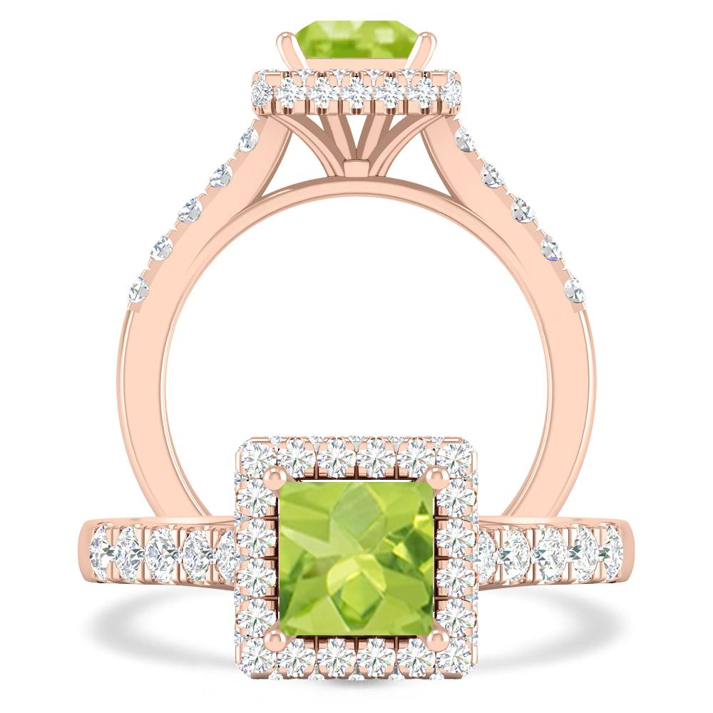 Rose Gold - Peridot