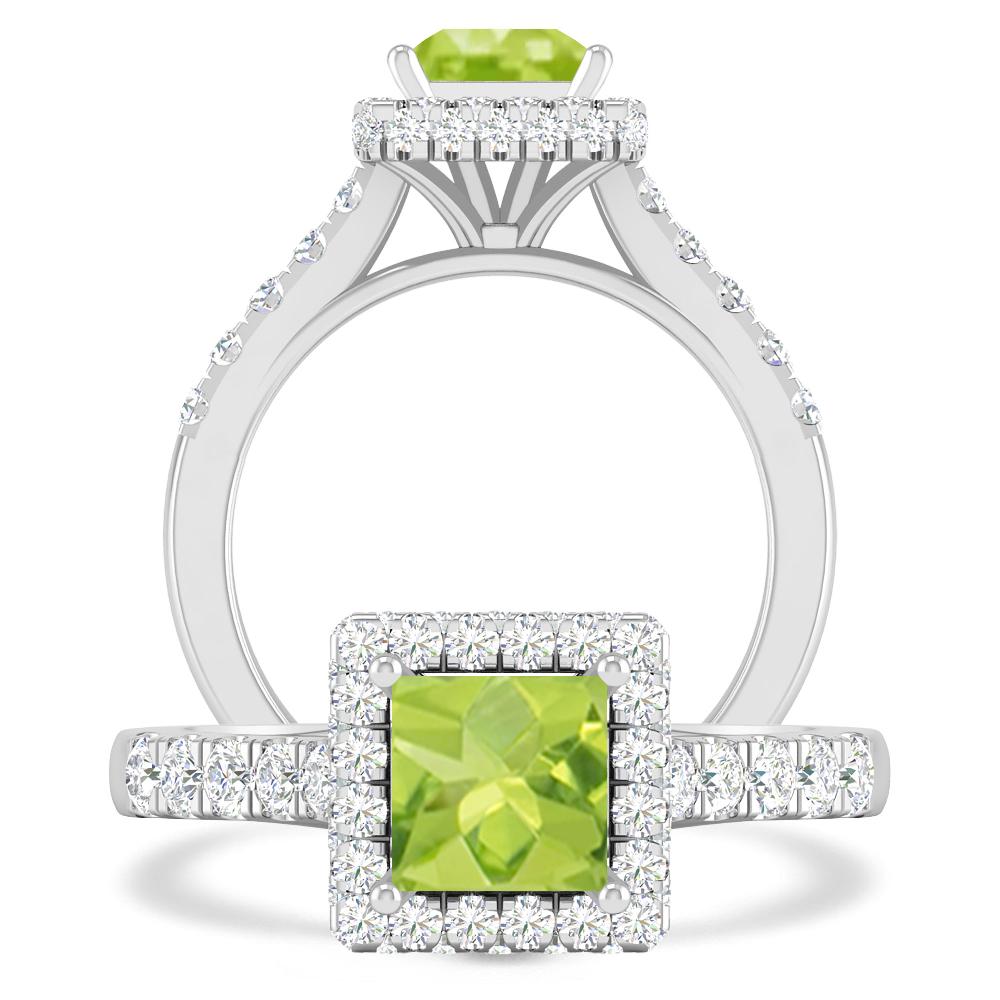 White Gold - Peridot