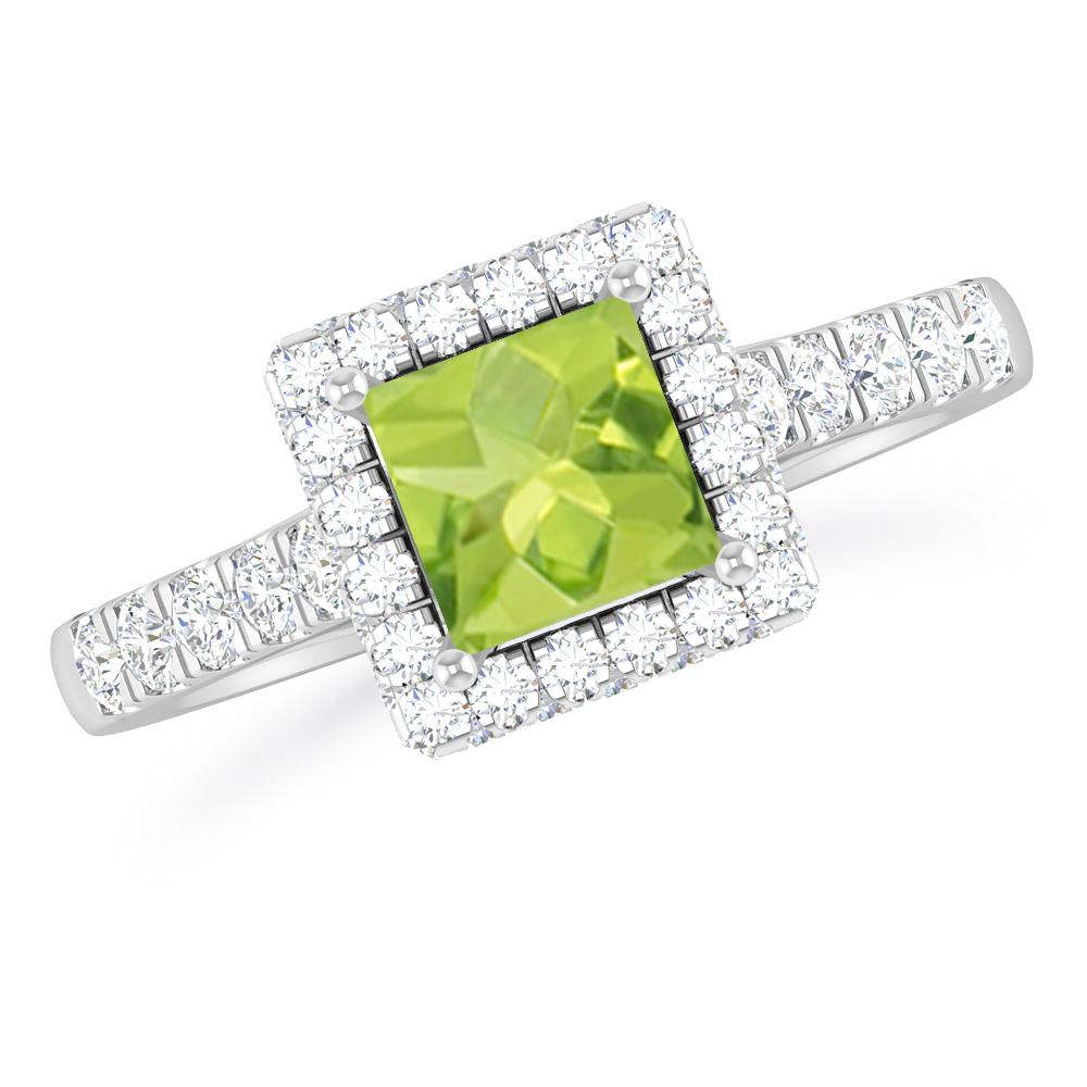 White Gold - Peridot