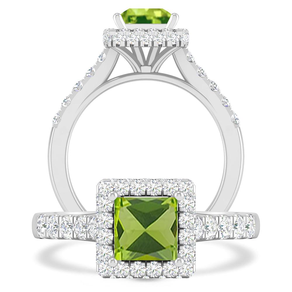 White Gold - Peridot