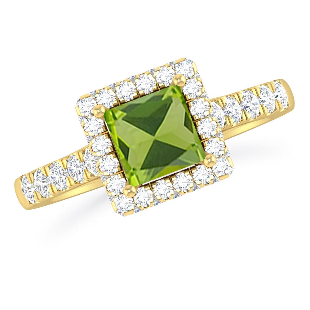 Yellow Gold - Peridot