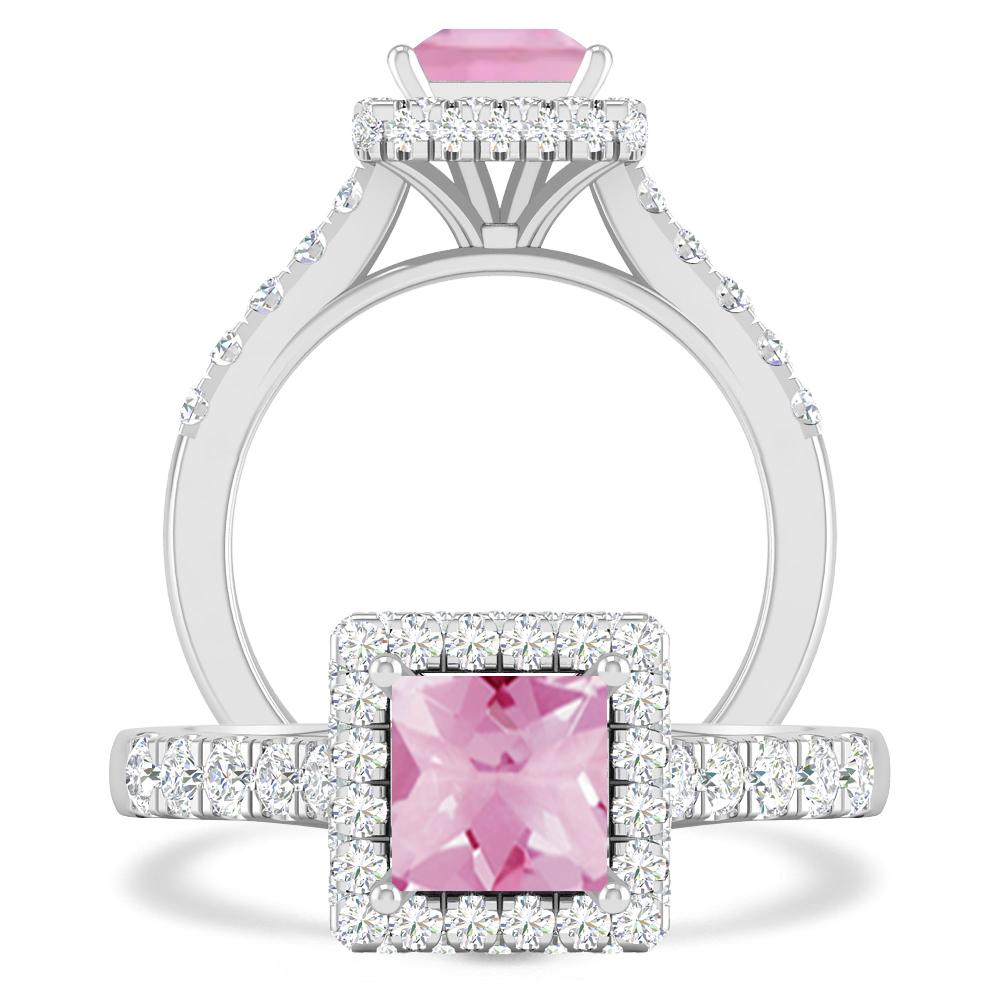 White Gold - Pink Tourmaline