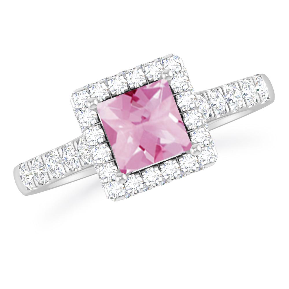 White Gold - Pink Tourmaline