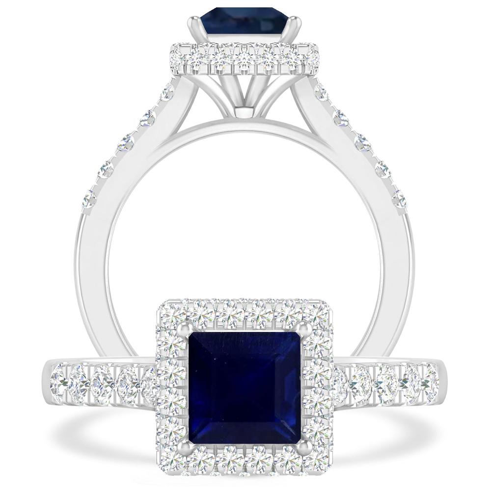 White Gold - Sapphire