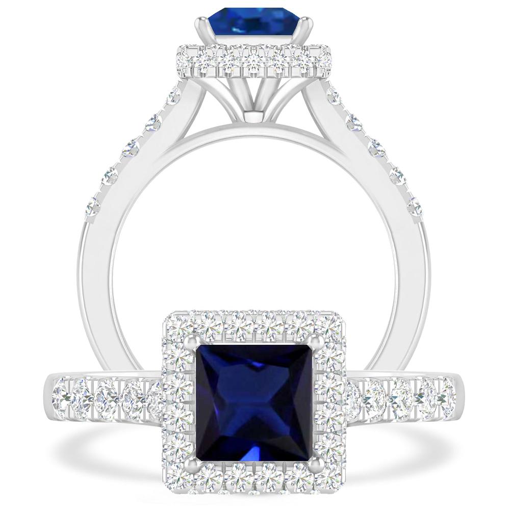 White Gold - Sapphire