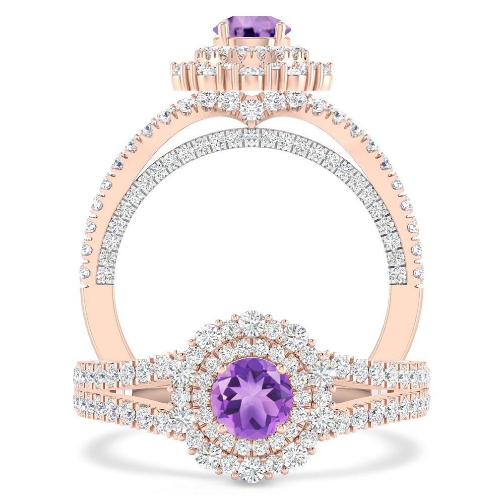 Rose Gold - Amethyst