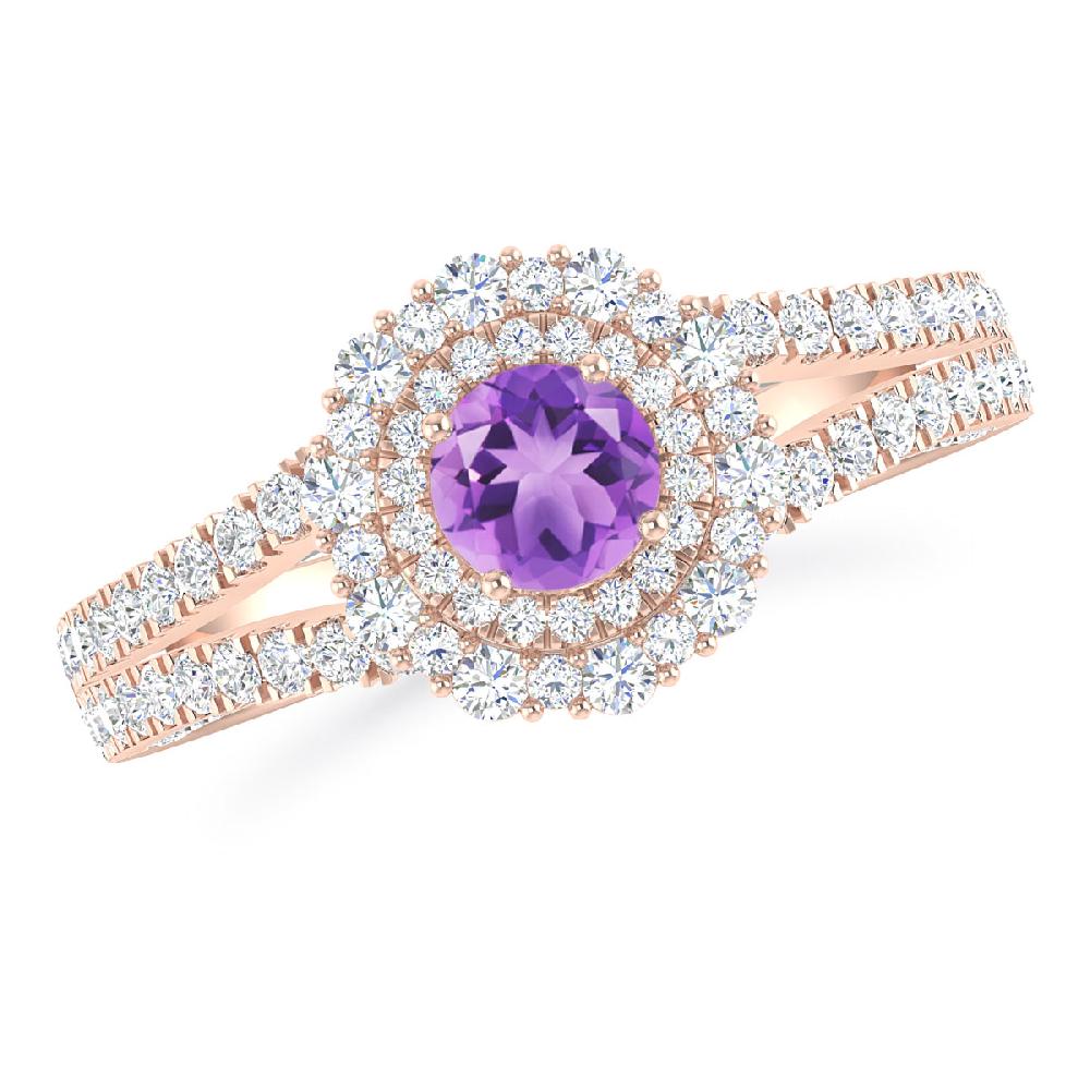 Rose Gold - Amethyst