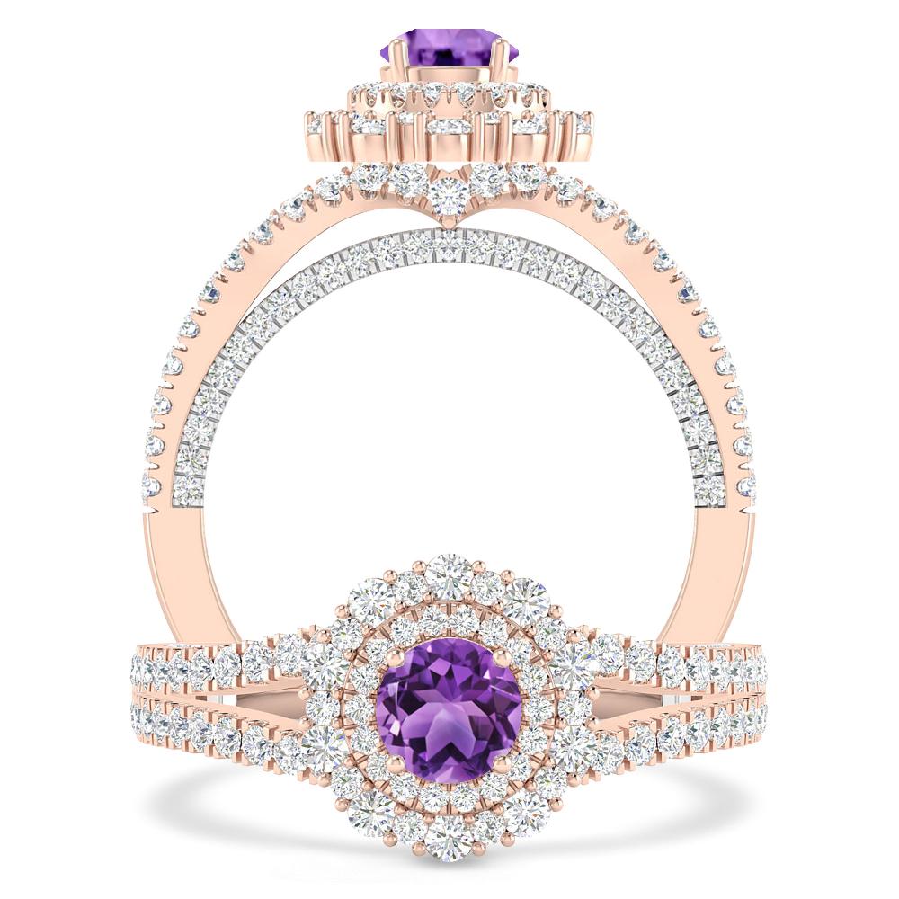 Rose Gold - Amethyst