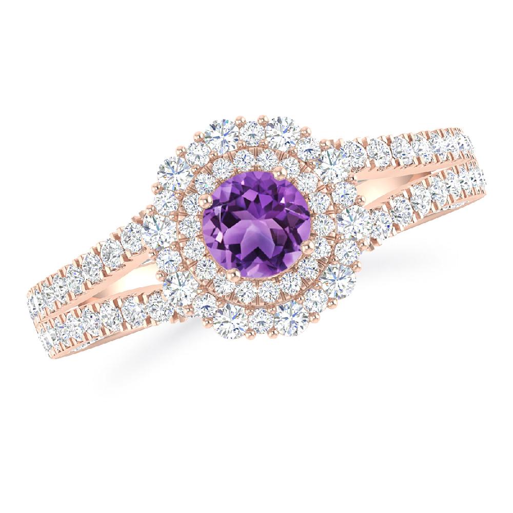 Rose Gold - Amethyst