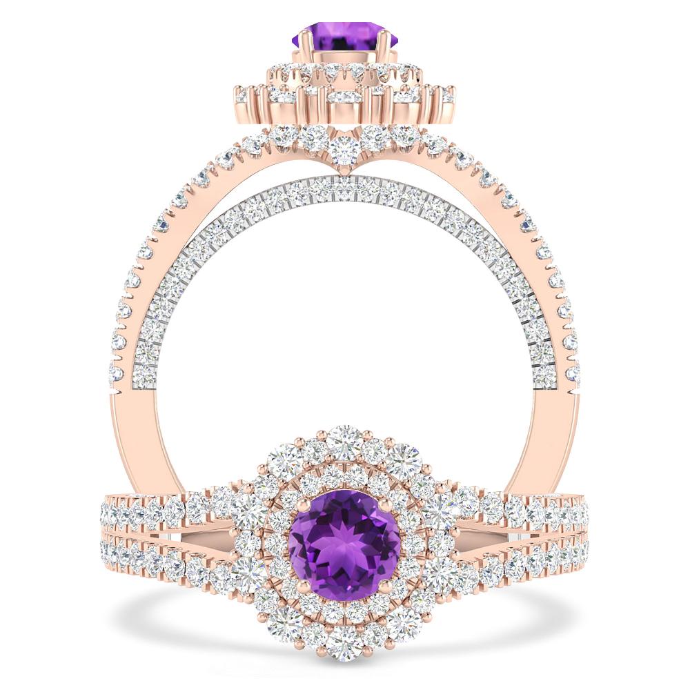 Rose Gold - Amethyst