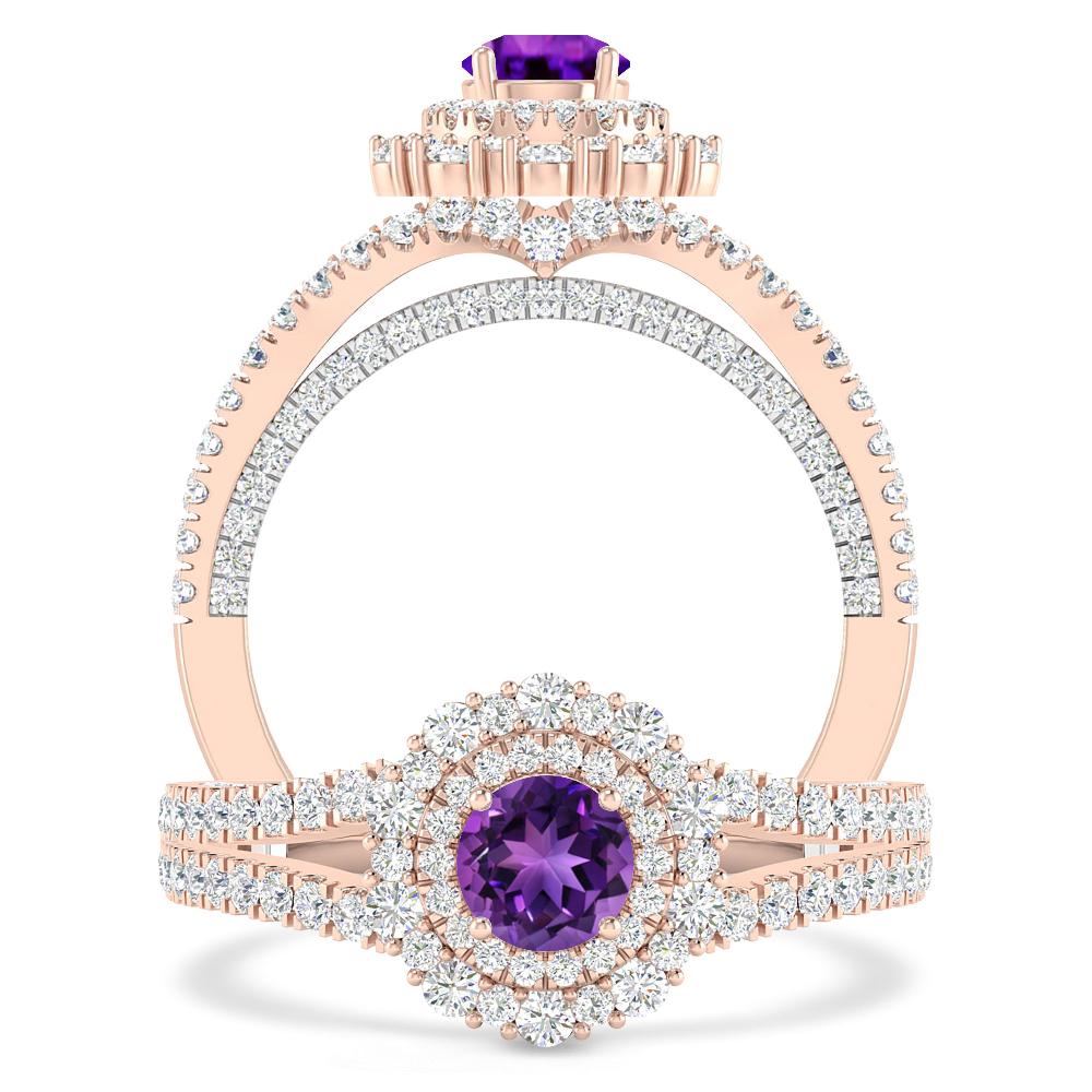 Rose Gold - Amethyst