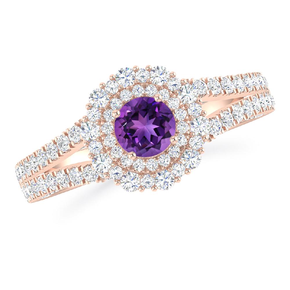 Rose Gold - Amethyst