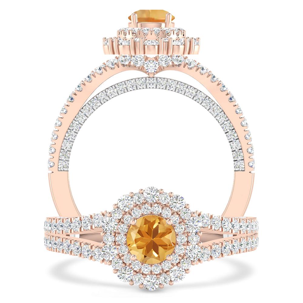 Rose Gold - Citrine