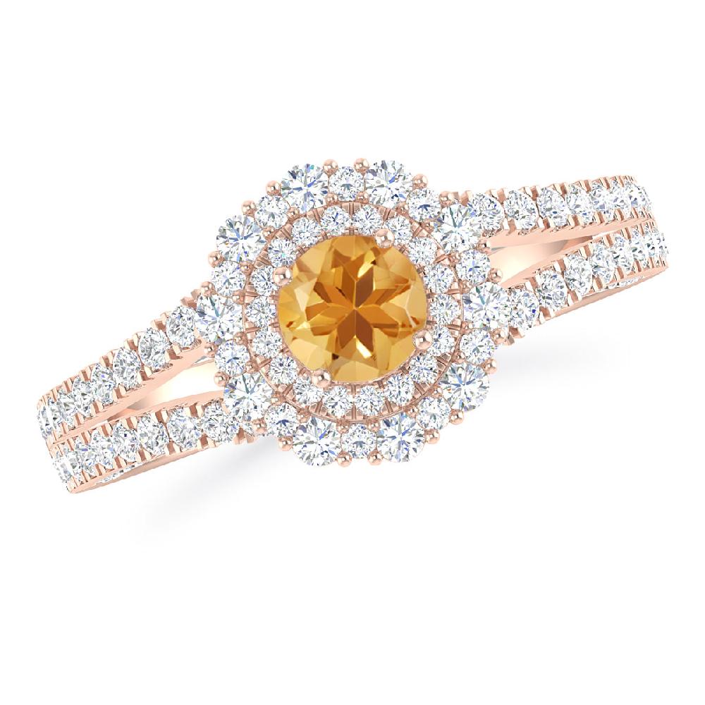 Rose Gold - Citrine