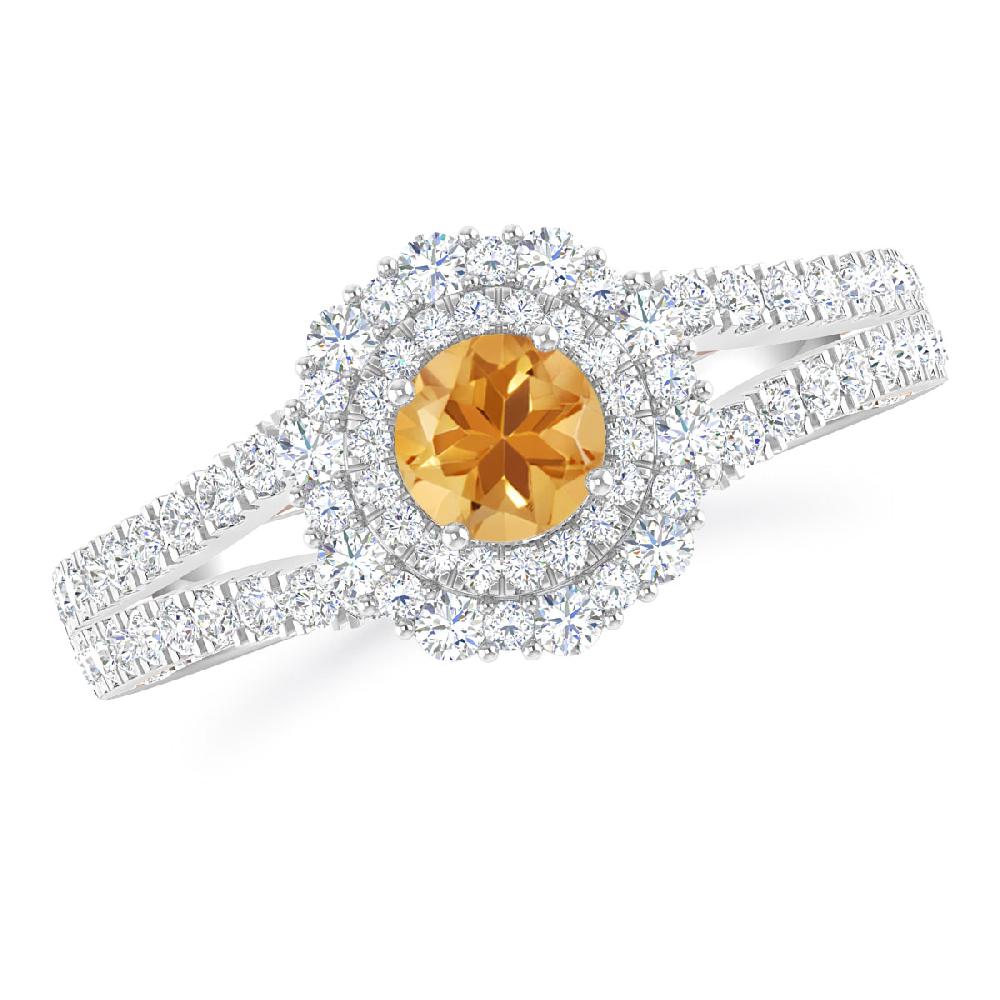 White Gold - Citrine