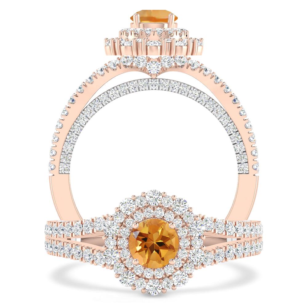 Rose Gold - Citrine