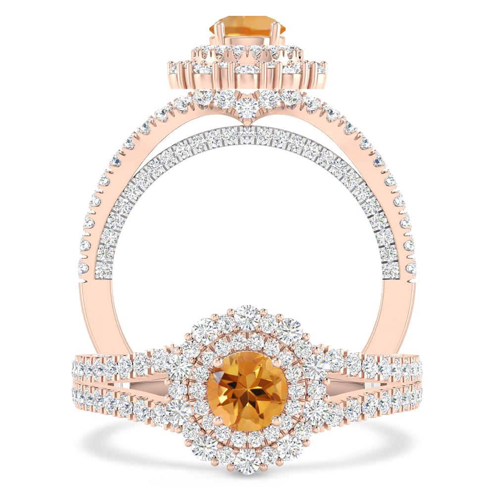 Rose Gold - Citrine
