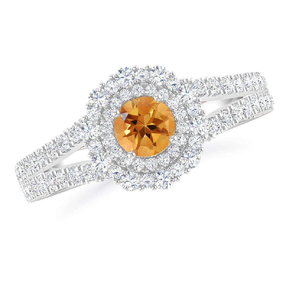 White Gold - Citrine