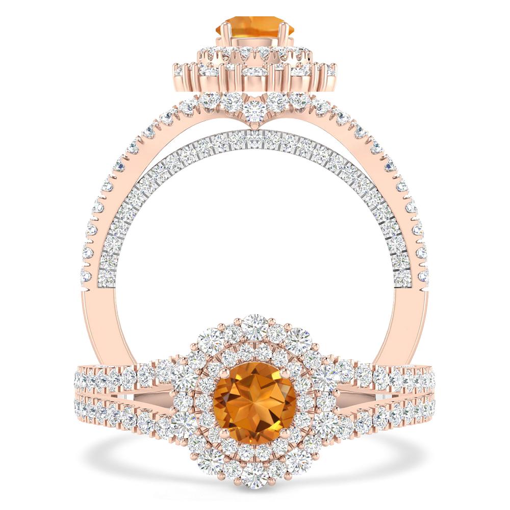 Rose Gold - Citrine