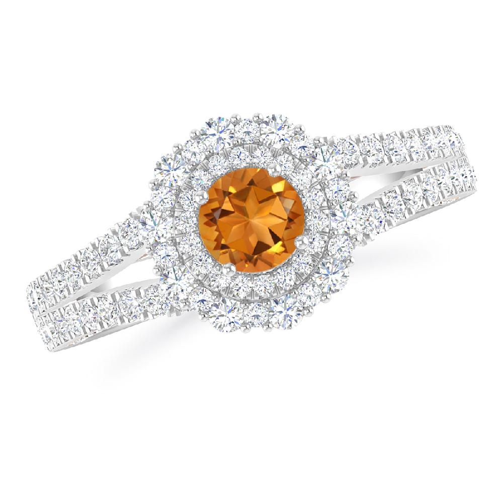 White Gold - Citrine