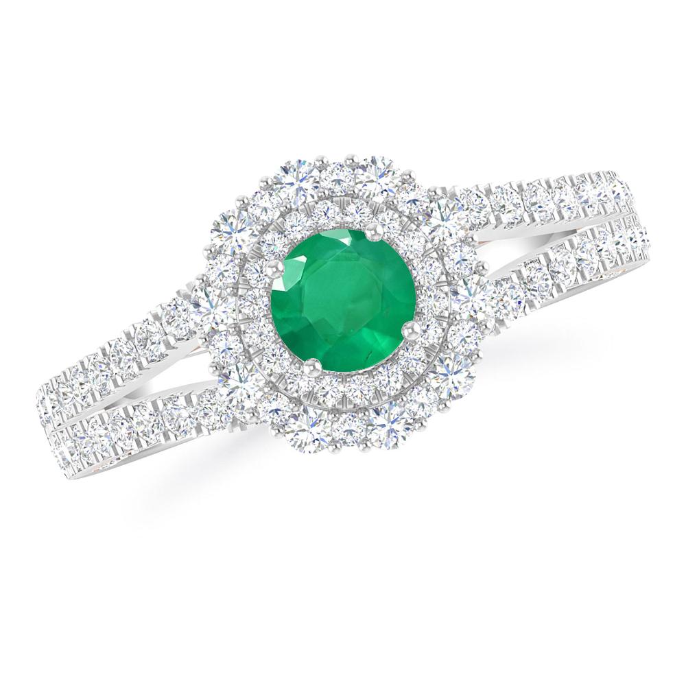 White Gold - Emerald