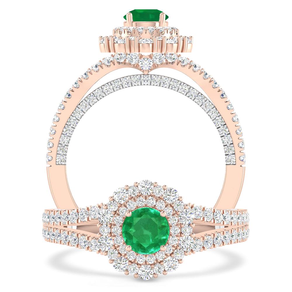 Rose Gold - Emerald