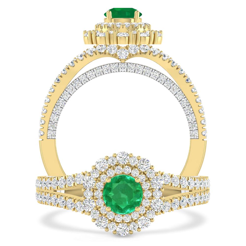 Yellow Gold - Emerald