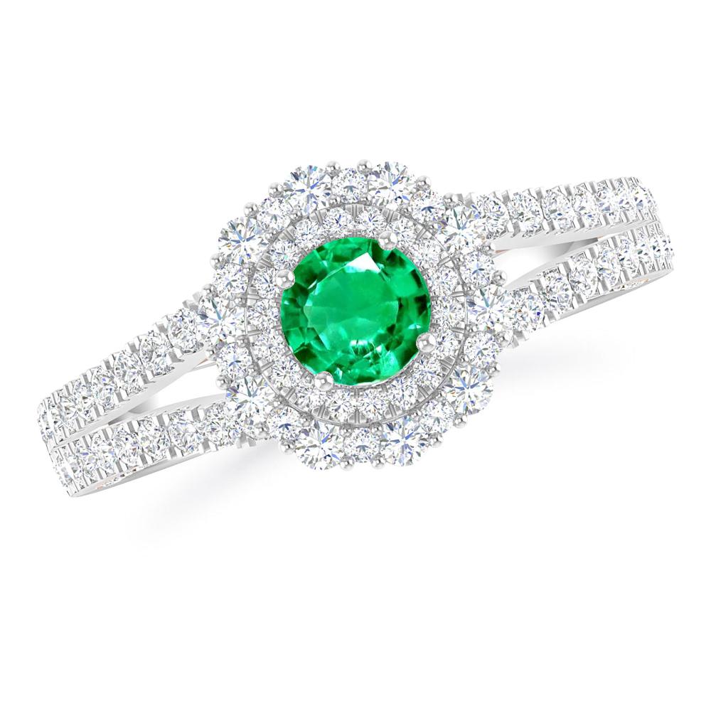 White Gold - Emerald