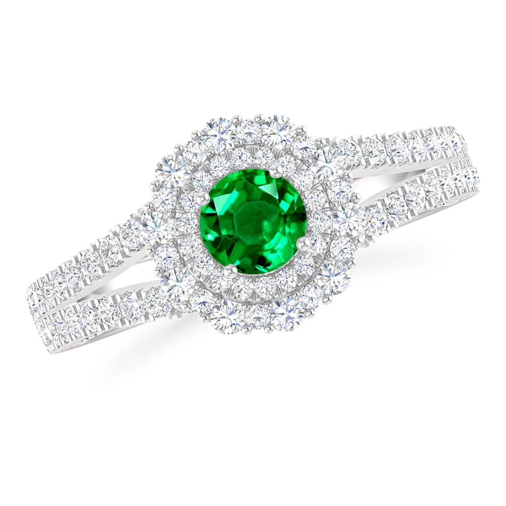 White Gold - Emerald