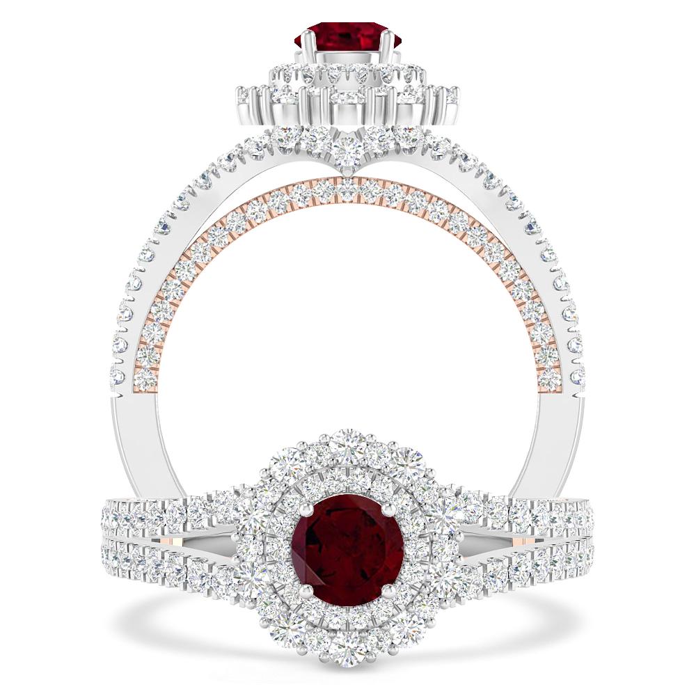 White Gold - Garnet