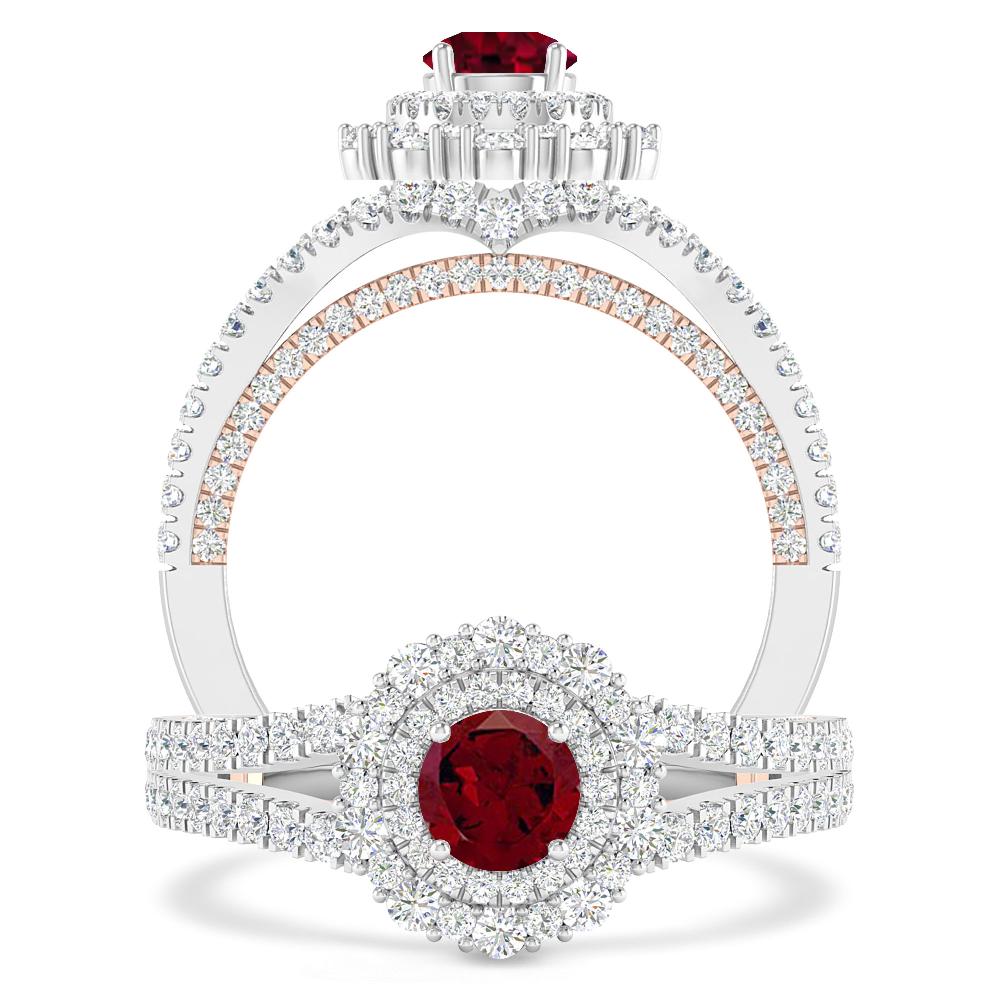 White Gold - Garnet