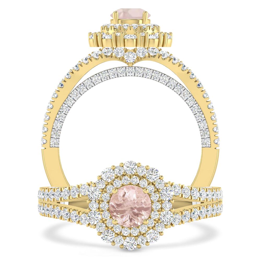 Yellow Gold - Morganite