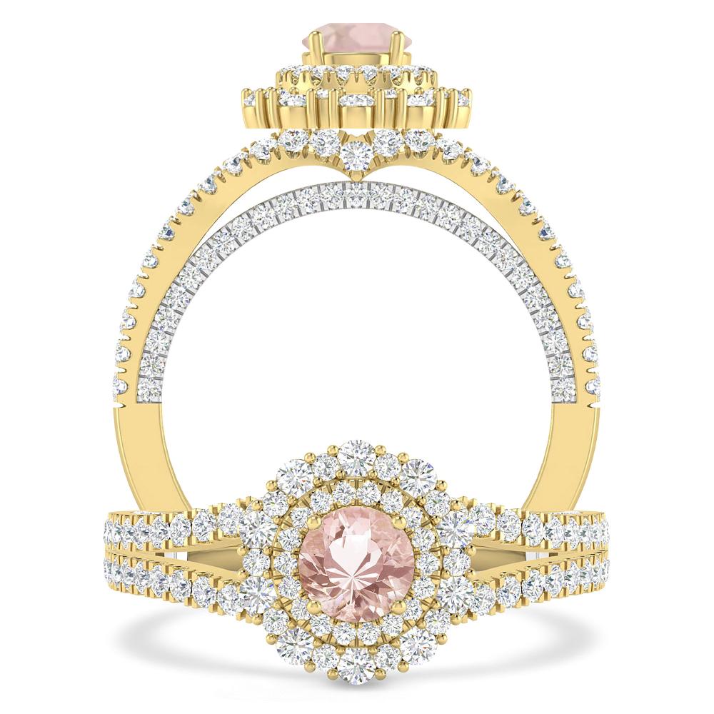 Yellow Gold - Morganite