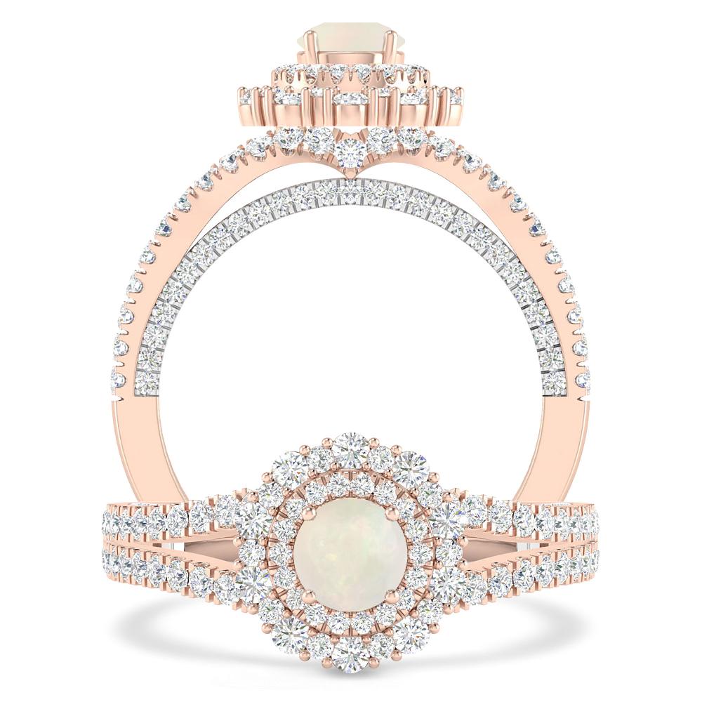 Rose Gold - Opal