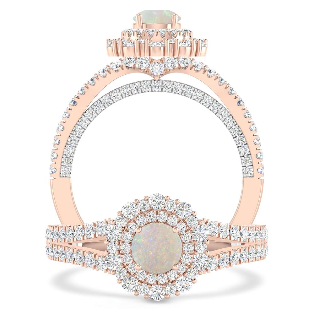 Rose Gold - Opal