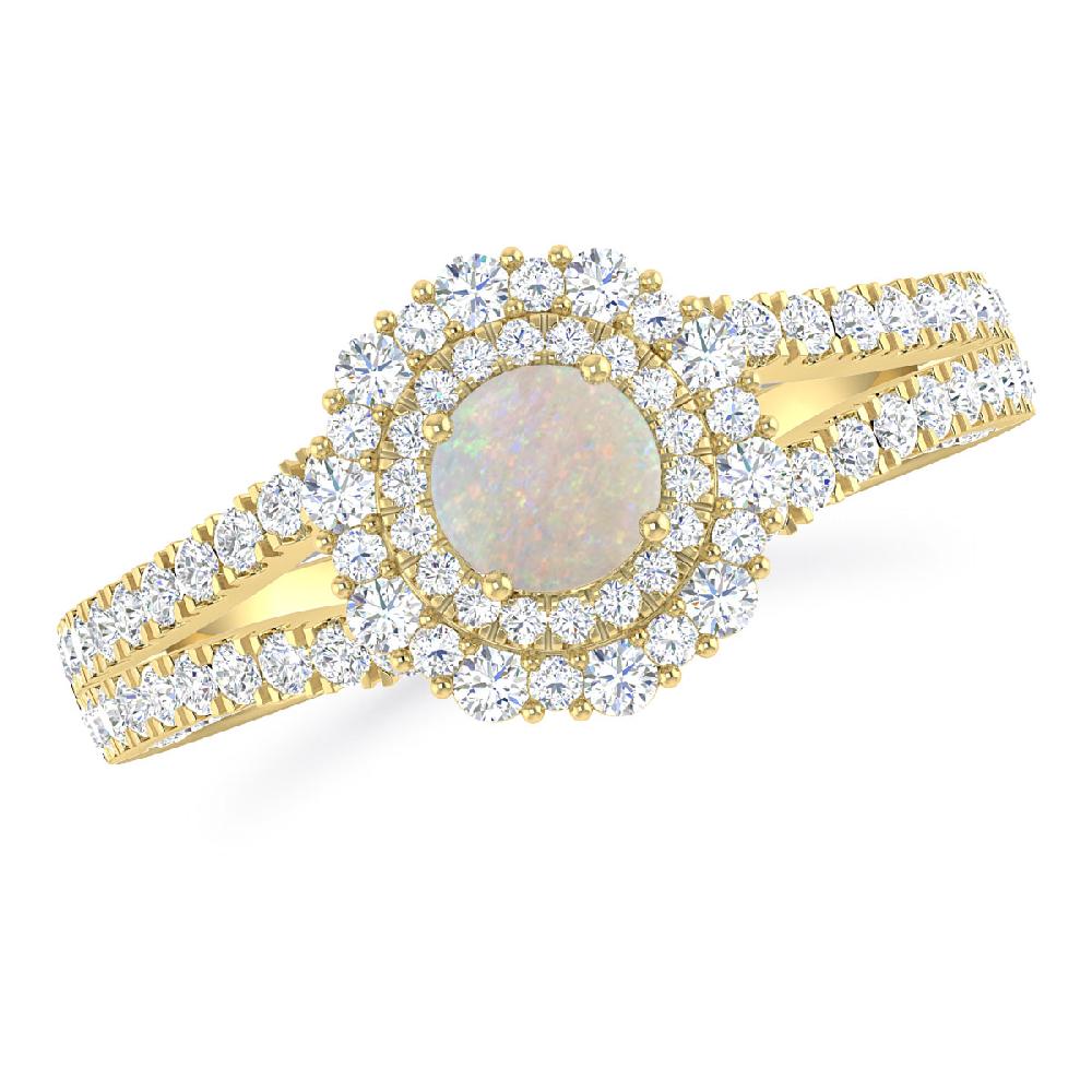 Yellow Gold - Opal