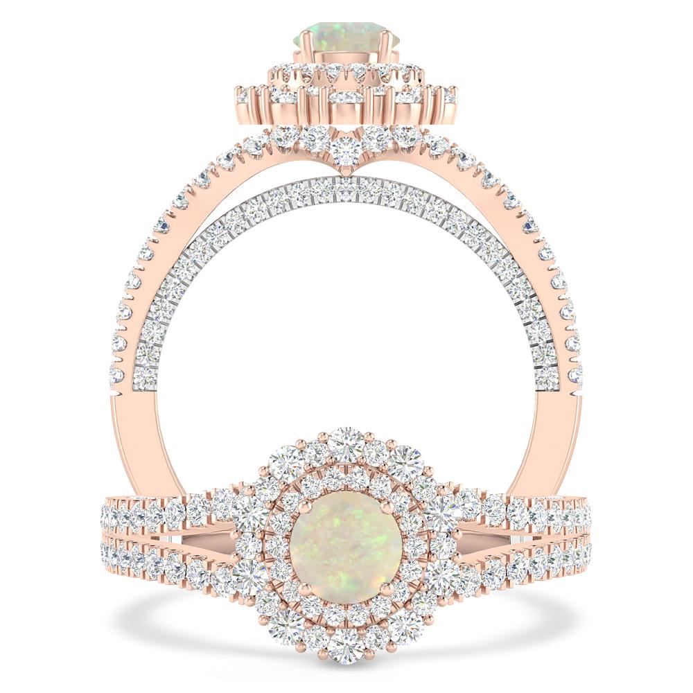 Rose Gold - Opal