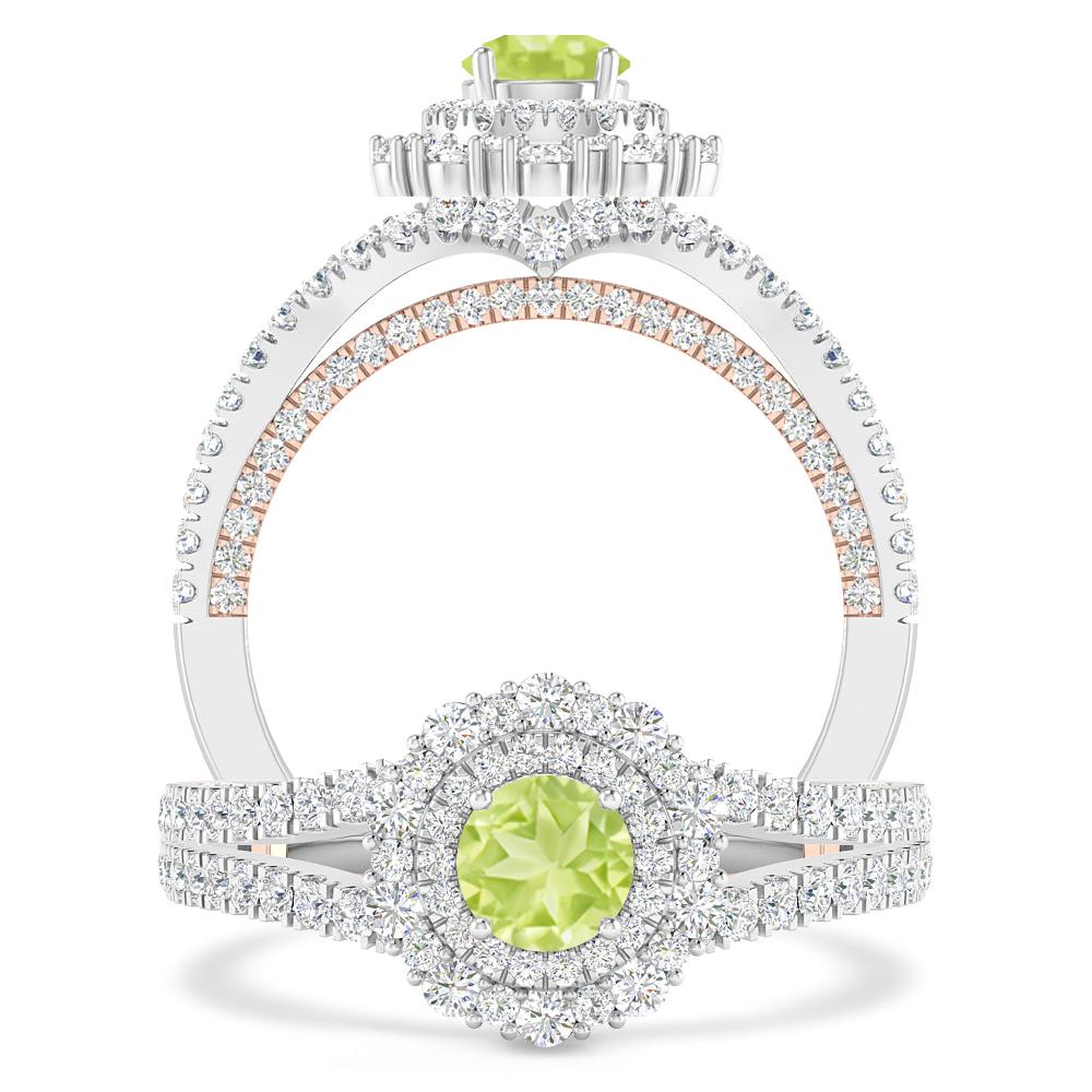 White Gold - Peridot