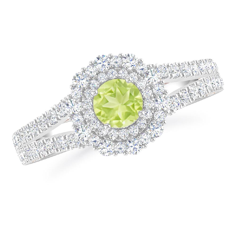 White Gold - Peridot