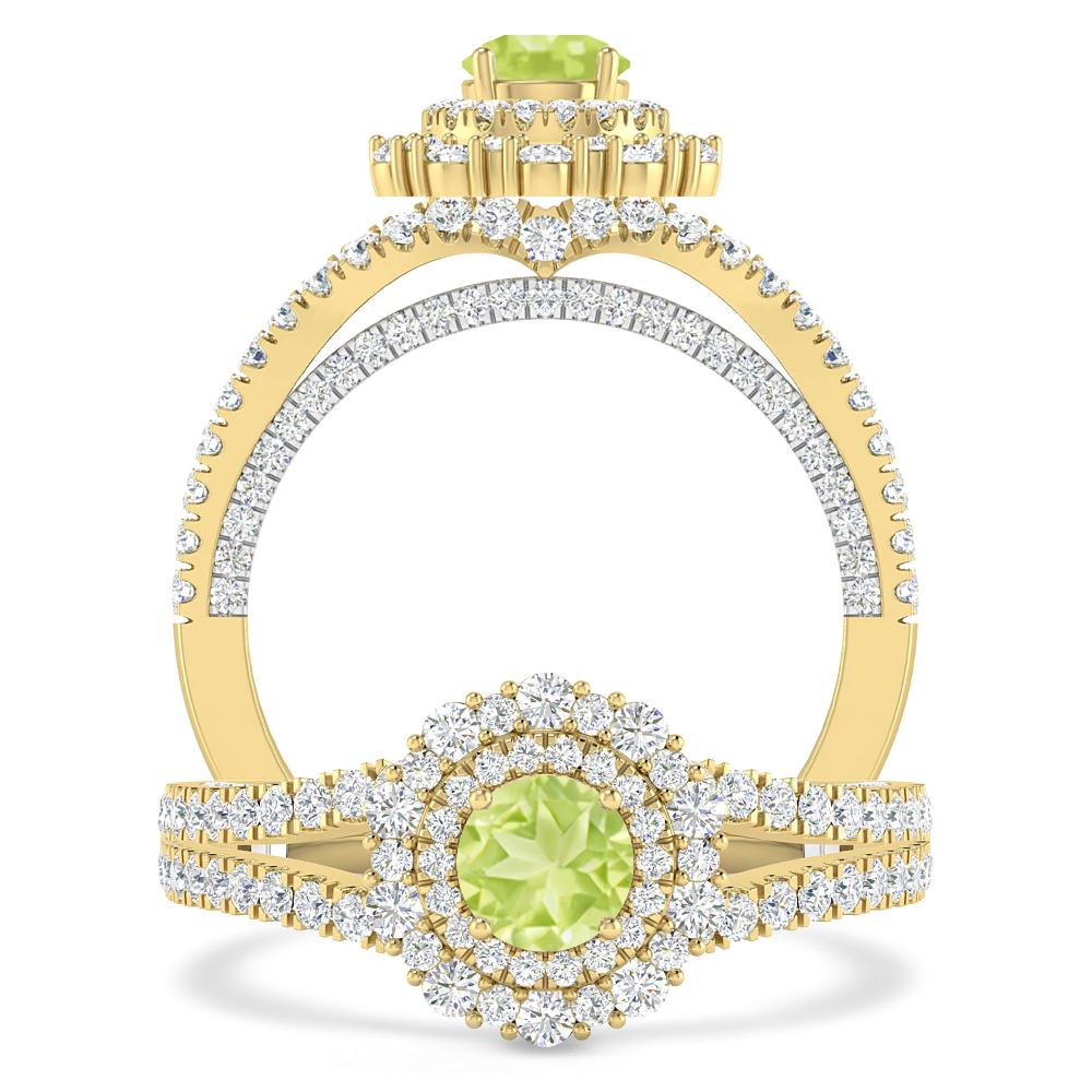 Yellow Gold - Peridot