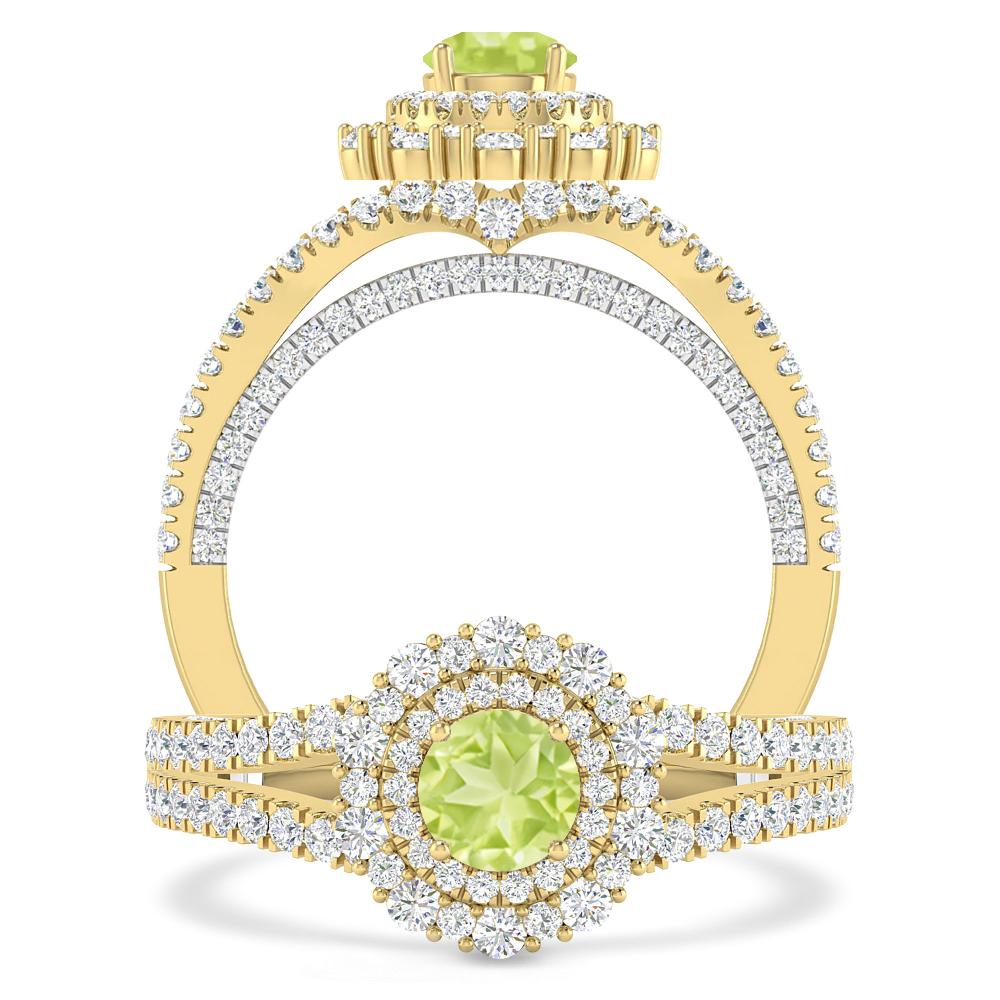 Yellow Gold - Peridot