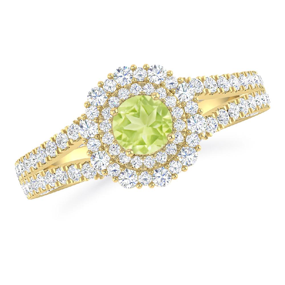 Yellow Gold - Peridot