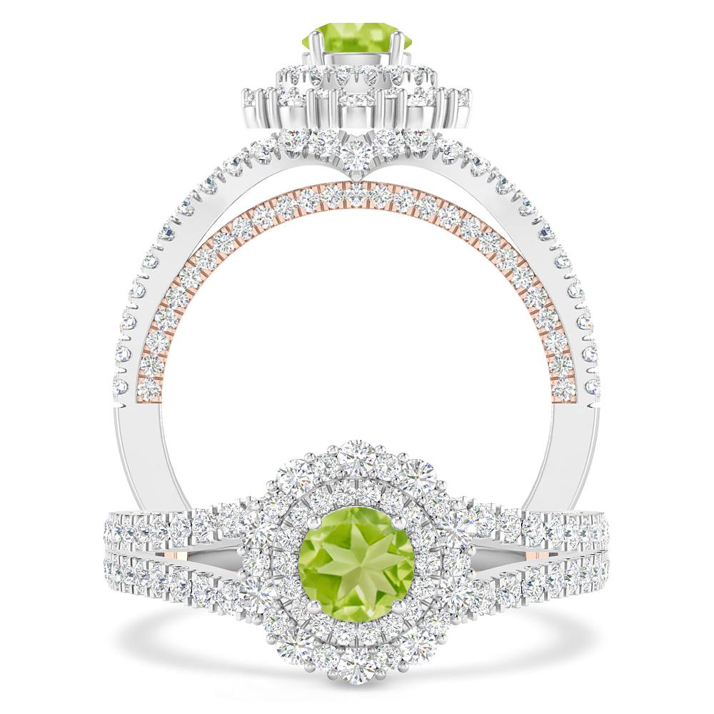 White Gold - Peridot