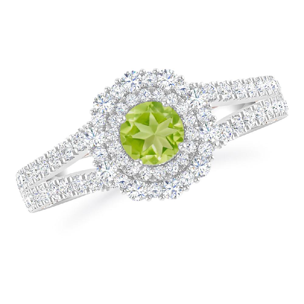 White Gold - Peridot