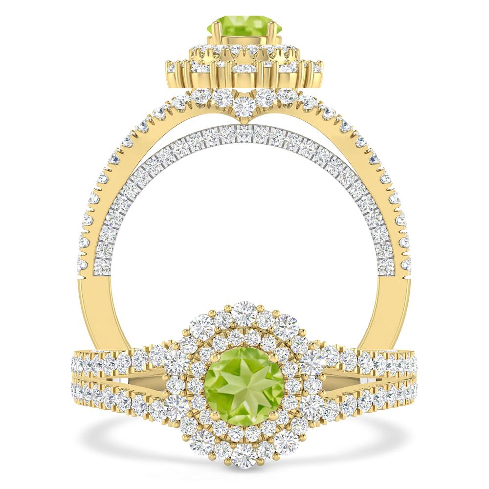 Yellow Gold - Peridot