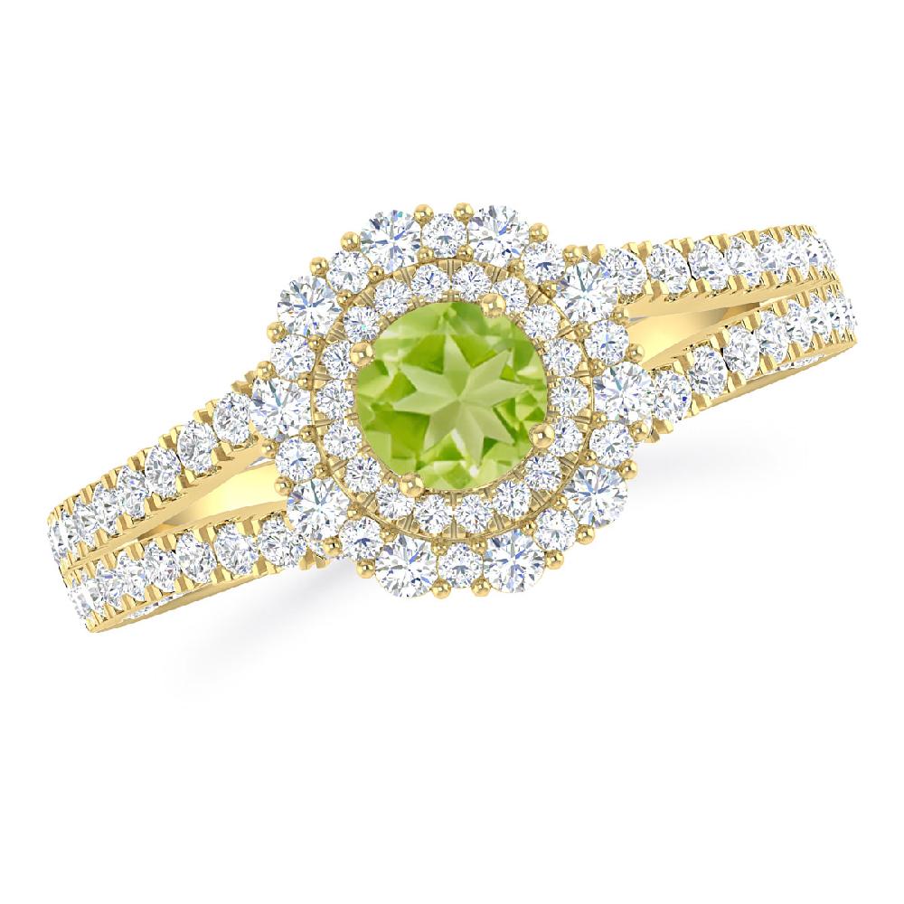 Yellow Gold - Peridot