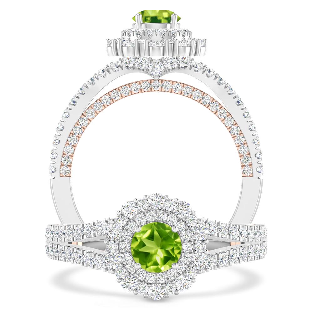 White Gold - Peridot