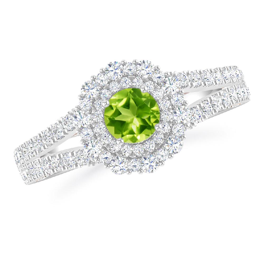 White Gold - Peridot