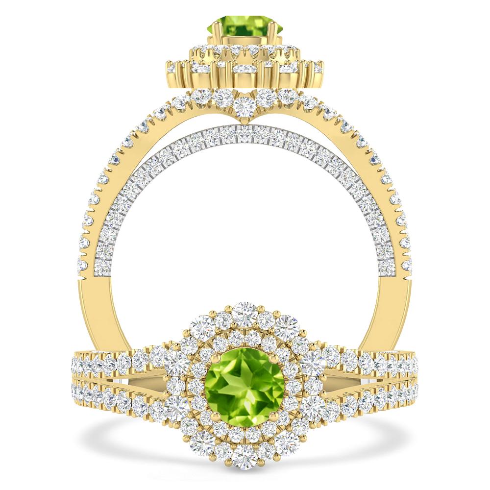 Yellow Gold - Peridot